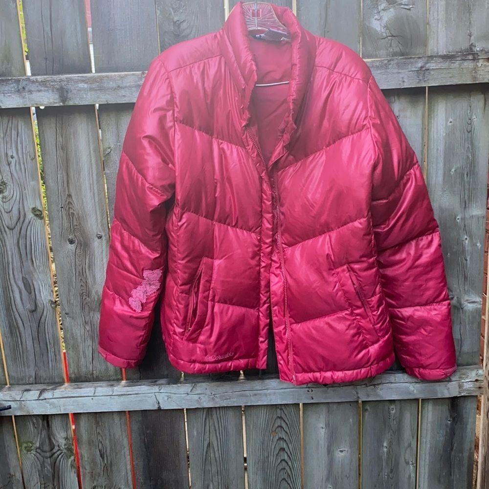 Columbia Pink Bomber Coat sz. L